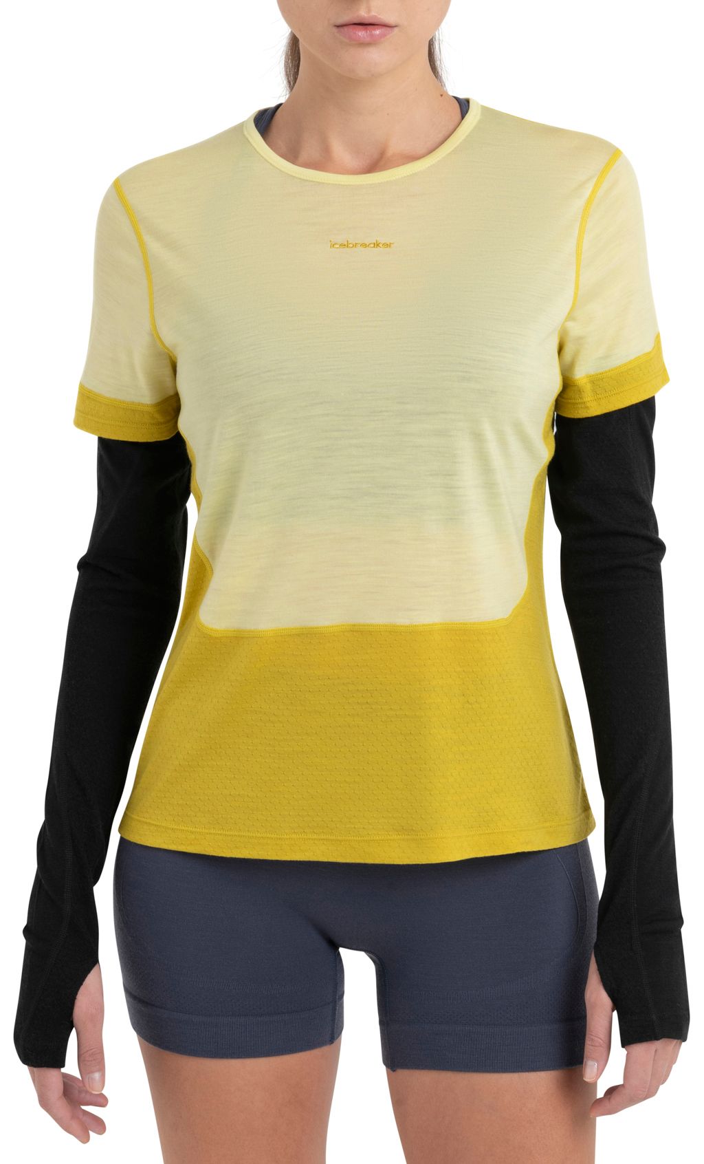 icebreaker Women's 125 ZoneKnit Merino Blend Energy Wind T-Shirt product image