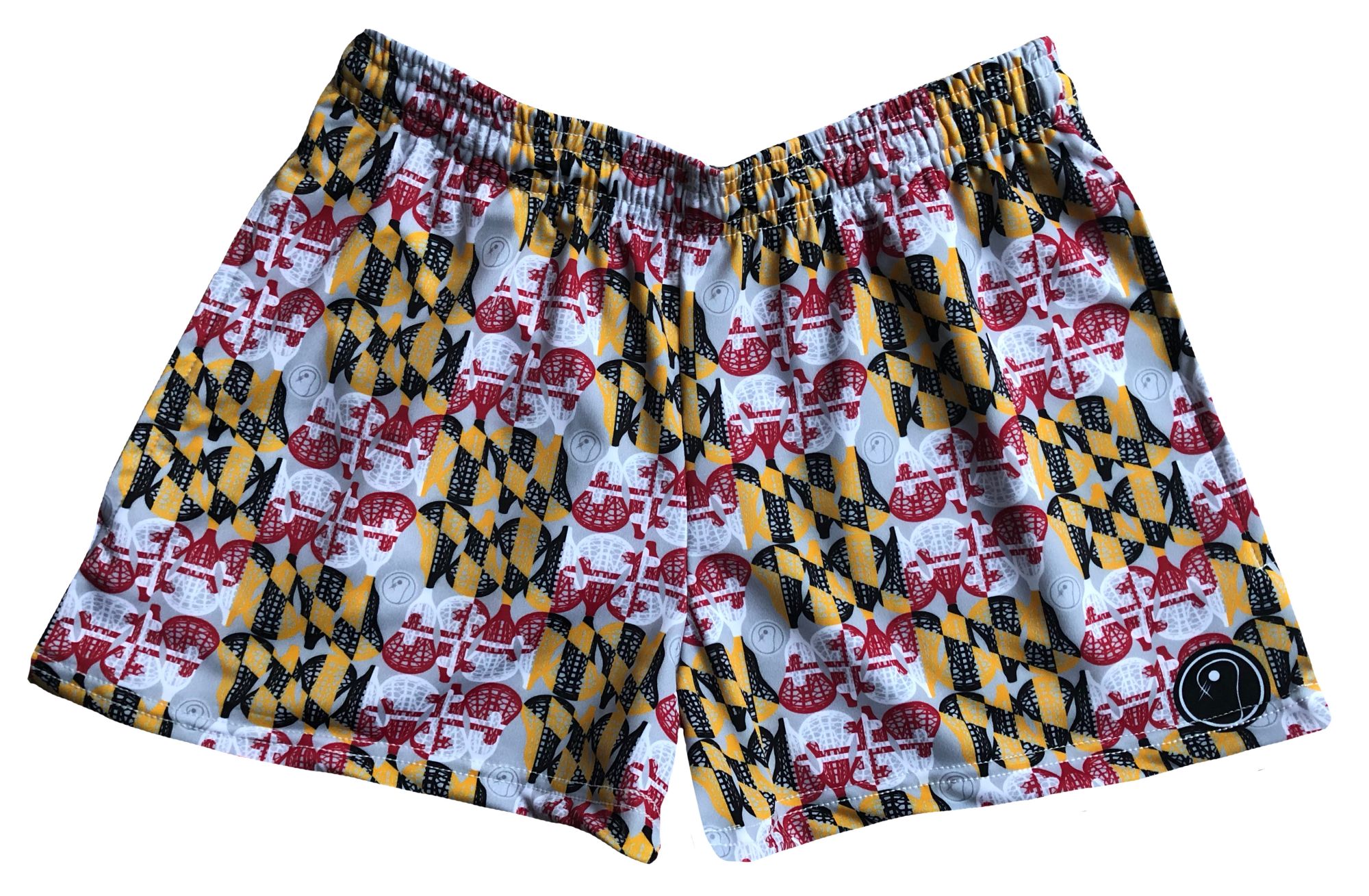 LAX SO HARD Women's Maryland Flag Performance Lacrosse Shorts product image