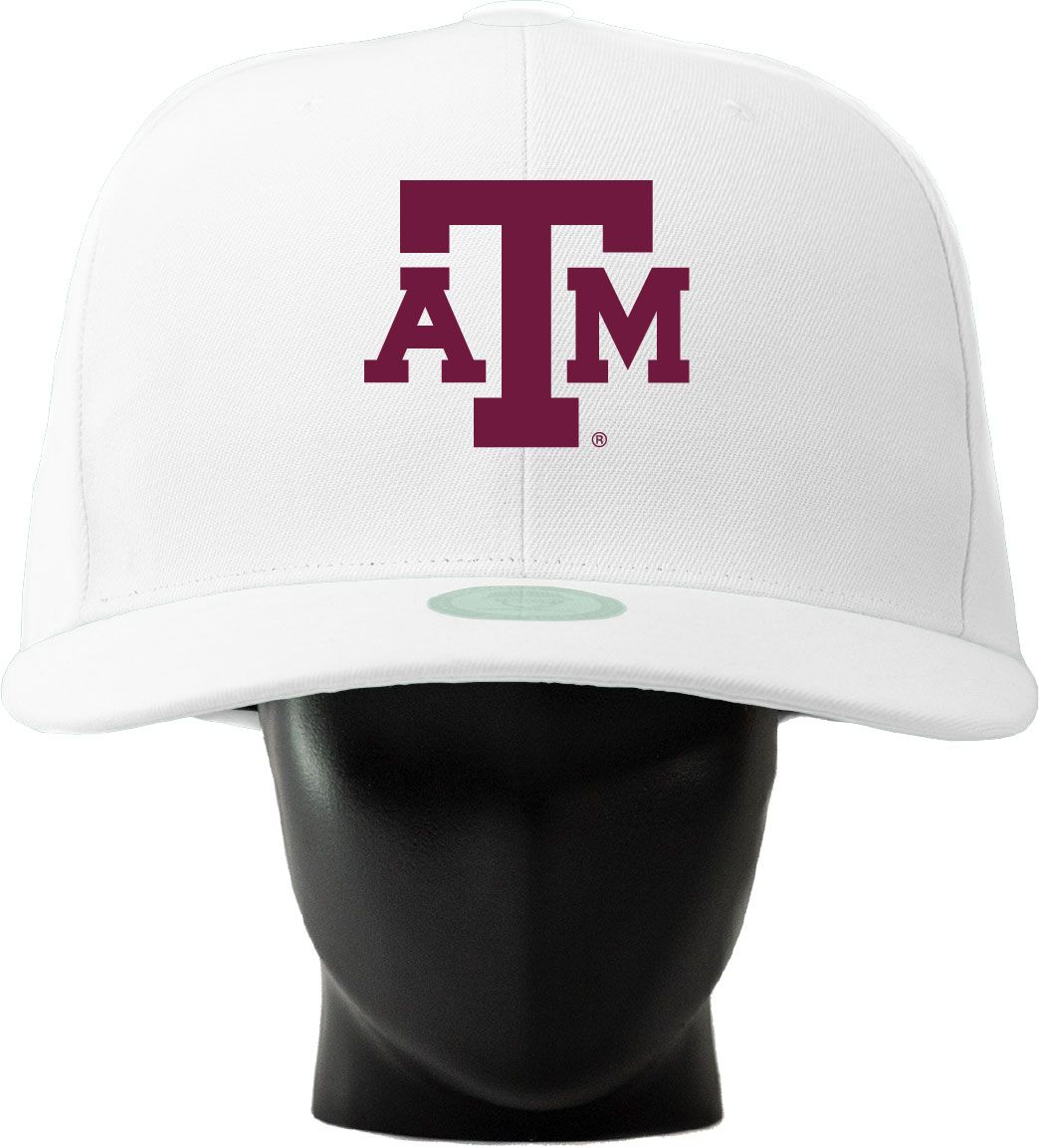 Noggin Boss Texas A&M Aggies White Oversized Hat