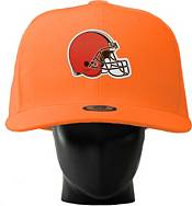 Unisex Noggin Boss White Cleveland Browns Oversized Hat Size: Small/Medium