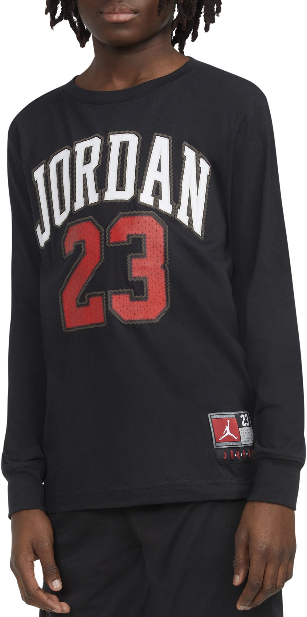 Jordan Boys' Practice Flight Long Sleeve Shirt product image