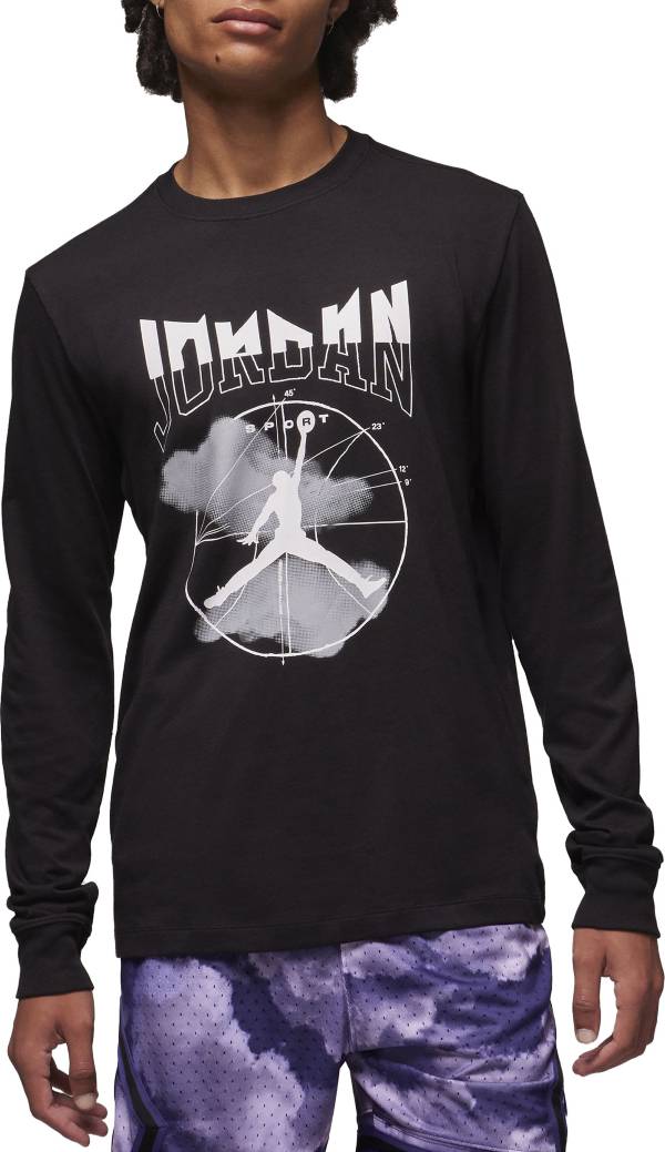 Long sleeve best sale black jordan shirt