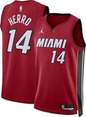 Nike Men's Miami Heat Tyler Herro #14 Red Dri-Fit Swingman Jersey, XXL