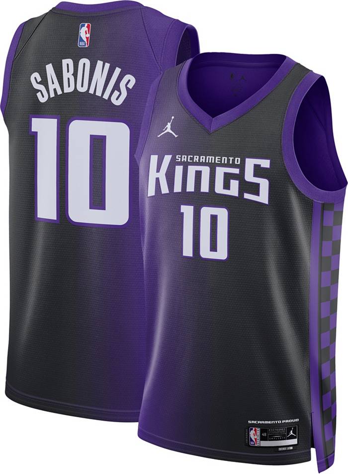Nike Youth Sacramento Kings Domantas Sabonis #10 Purple Swingman Jersey, Boys', Medium