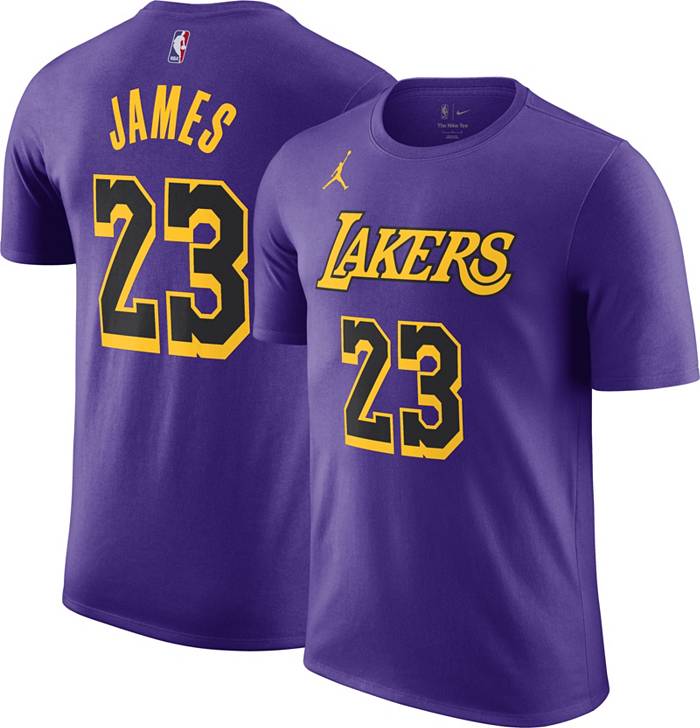 Men's Pro Standard LeBron James Black Los Angeles Lakers Name