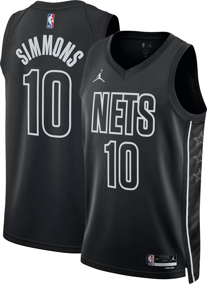 Unisex Jordan Brand Ben Simmons Black Brooklyn Nets Swingman Jersey - Statement Edition Size: Large
