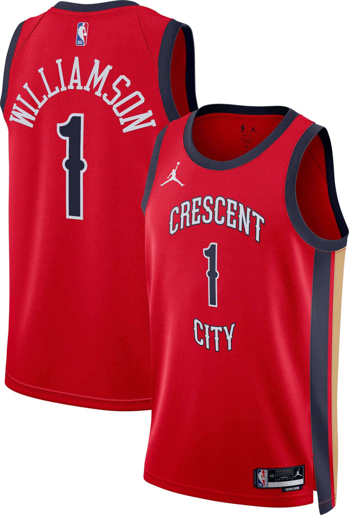 Williamson men's basketball jersey