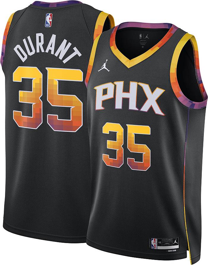 Nike Men's Phoenix Suns Kevin Durant #35 Statement Swingman Jersey, XL, Black