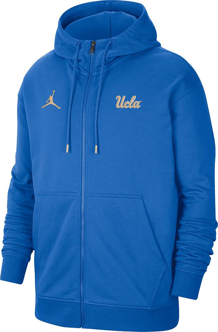 UCLA Bruins Jordan Brand Travel Fleece Full-Zip Hoodie - Blue