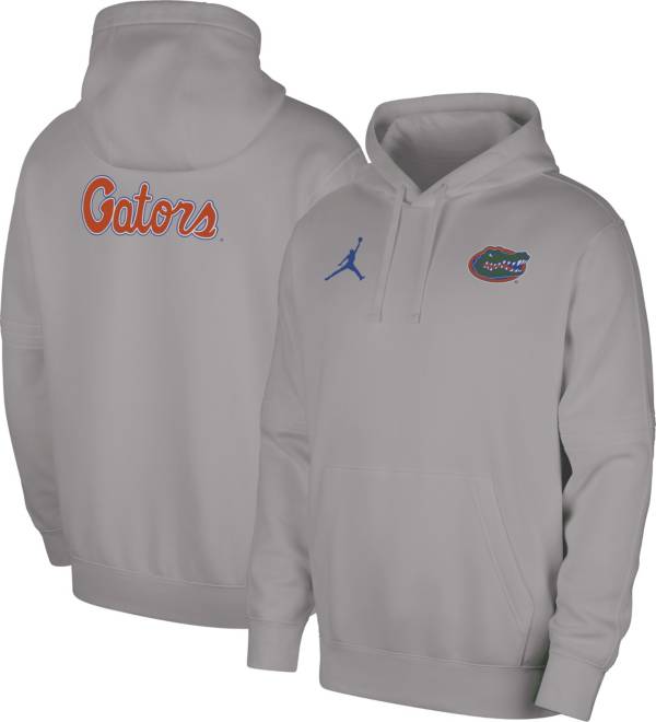 Jordan Men s Florida Gators Grey Football Team Issue Club Fleece