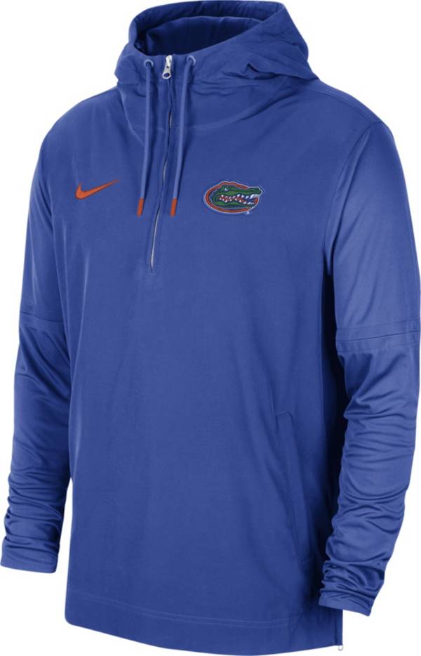 Jordan Men's Florida Gators Blue Lightweight Football Sideline Player's