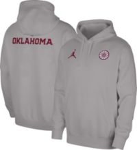 Jordan Men s Oklahoma Sooners Grey Football Team Issue Club Fleece Pullover Hoodie Dick s Sporting Goods