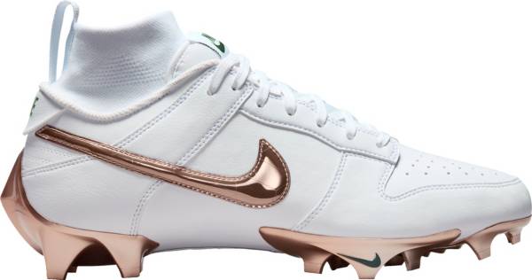 White and gold nike football clearance cleats