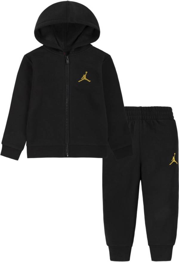 White and gold jordan cheap tracksuit