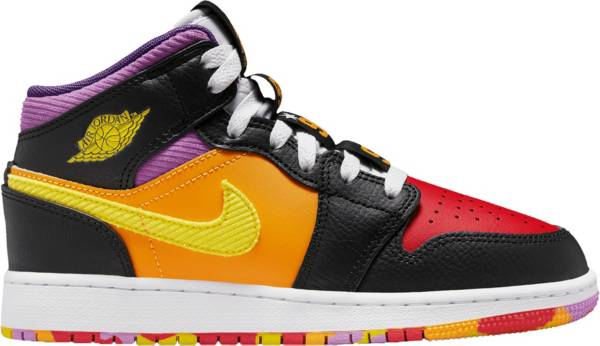 Black and yellow jordans hotsell for kids