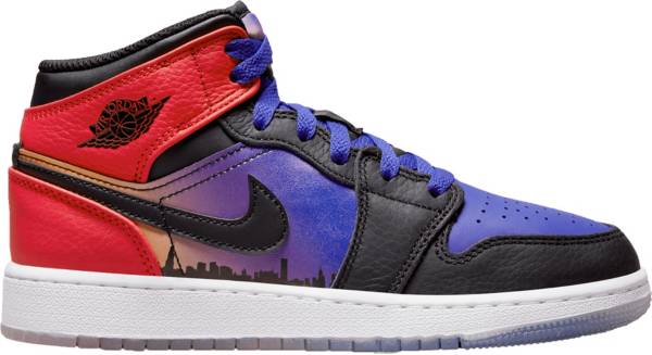 Jordan Kids' Grade School Air Jordan 1 Mid SS Basketball Shoes