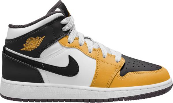 Jordan 1 black and yellow grade school online