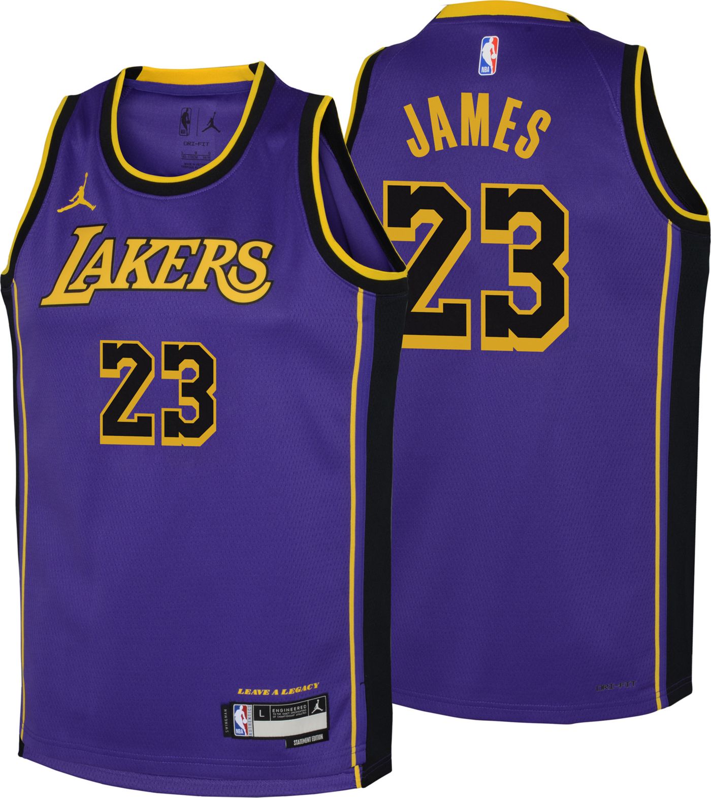 Black lebron lakers jersey youth online