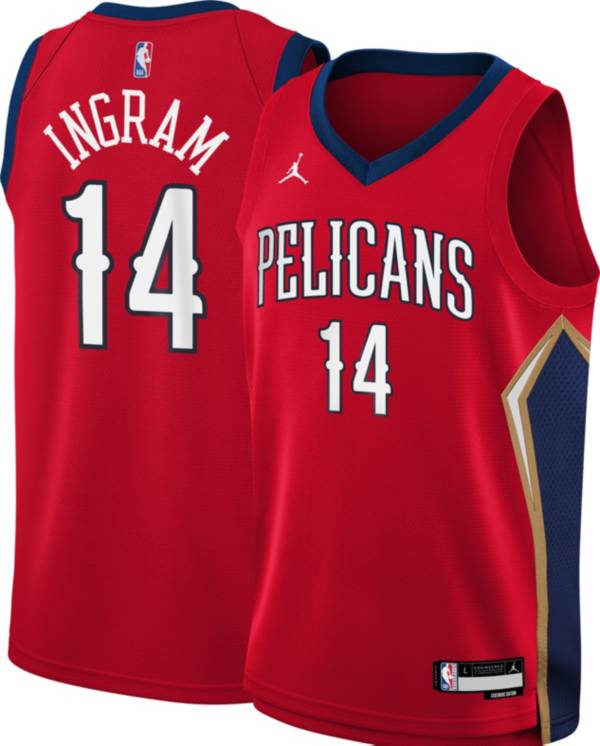 Youth Jordan Brand C.J. Mccollum Red New Orleans Pelicans Swingman Jersey - Statement Edition