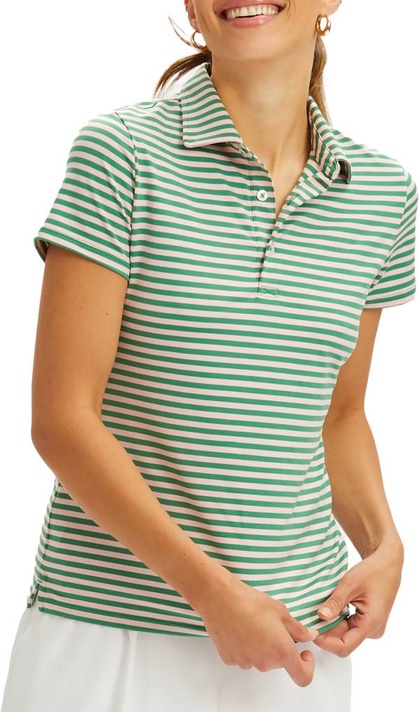 Renwick Women's Short Sleeve Performance Stripe Golf Polo | Dick's