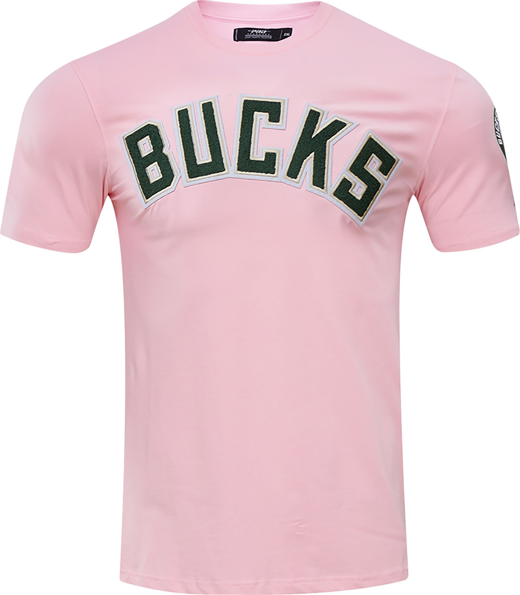 Pro Standard Milwaukee Bucks Pink Chenille T-Shirt product image