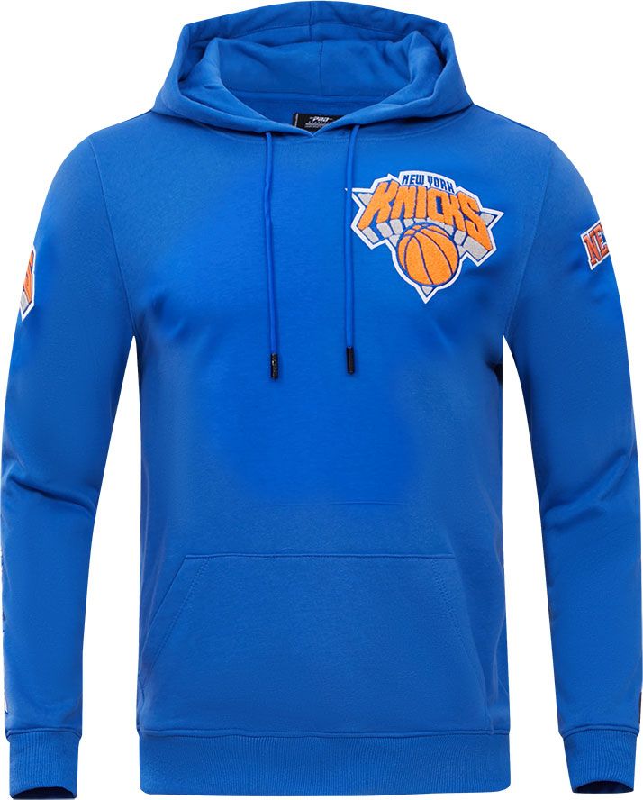 Pro Standard Men's New York Knicks Royal Chenille Pullover Hoodie product image
