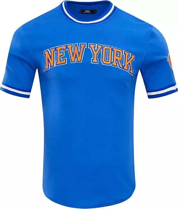Pro Standard New York Knicks Royal Chenille T-Shirt
