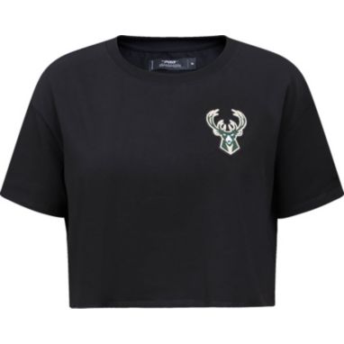 sorry, Pro Standard Women's Milwaukee Bucks Black Boxy T-Shirt is currently out of stock