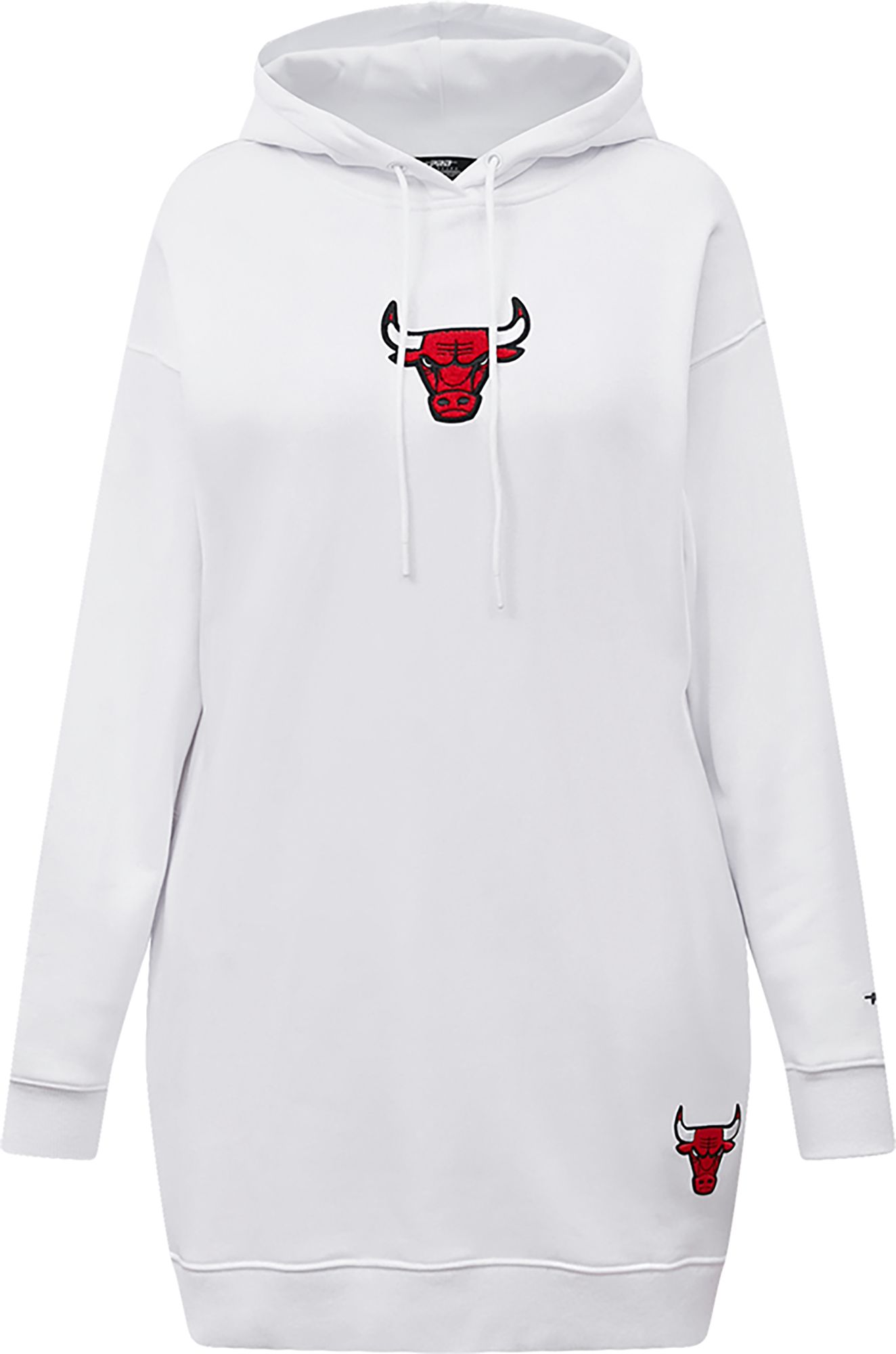Pro Standard Women's Chicago Bulls White Hooded Dress product image