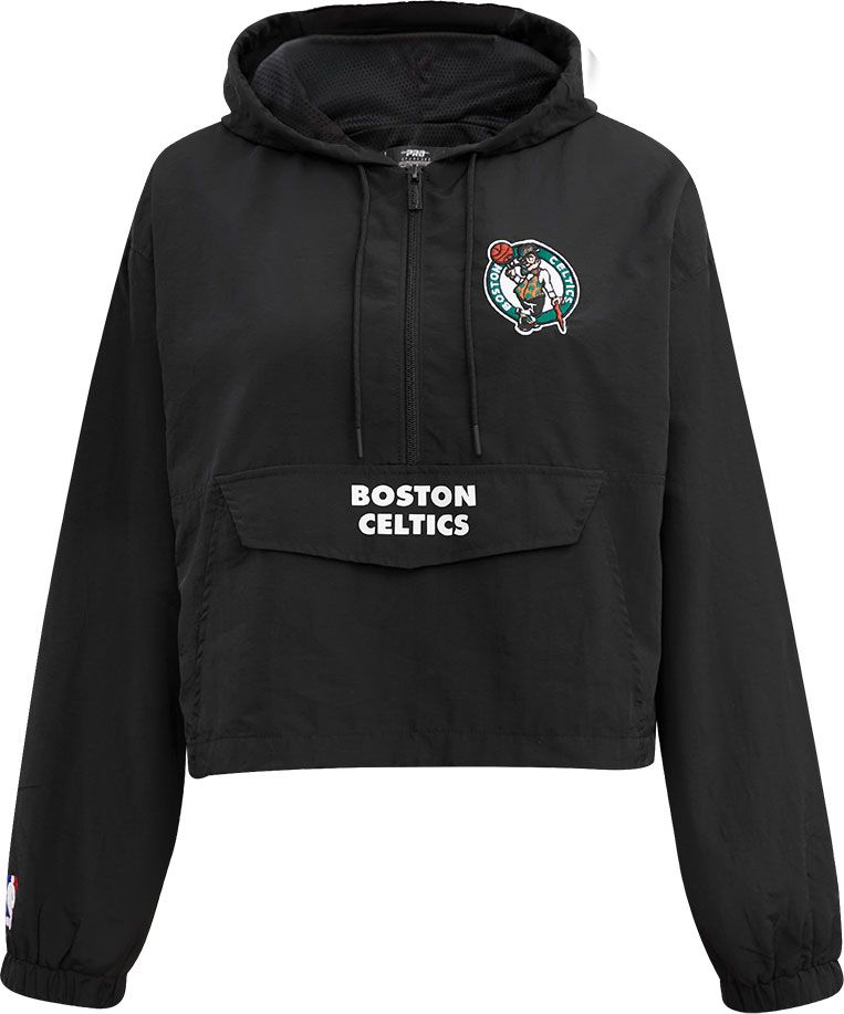 Pro Standard Women's Boston Celtics Woven Half Zip Jacket