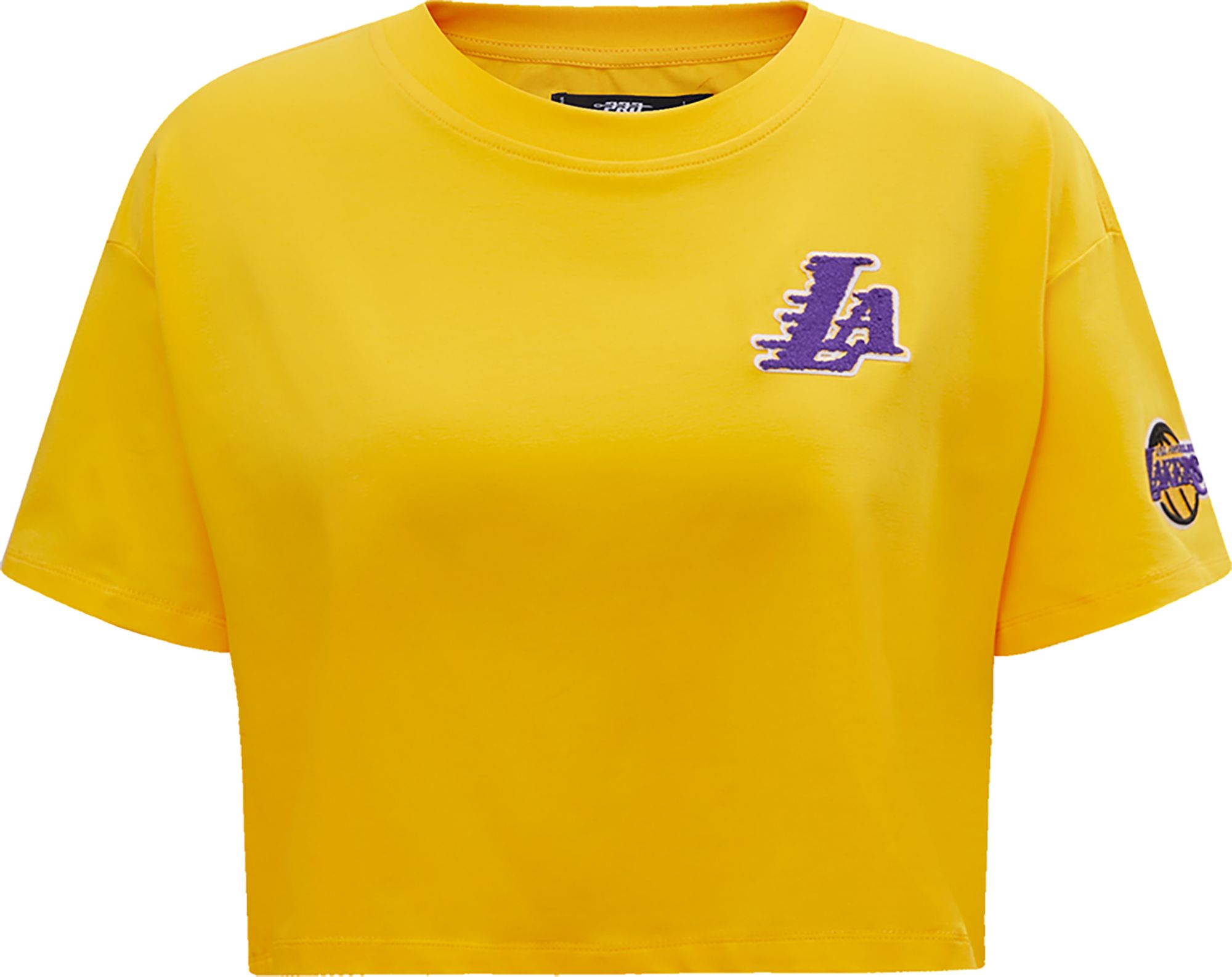 Pro Standard Women's Los Angeles Lakers Yellow Boxy T-Shirt product image