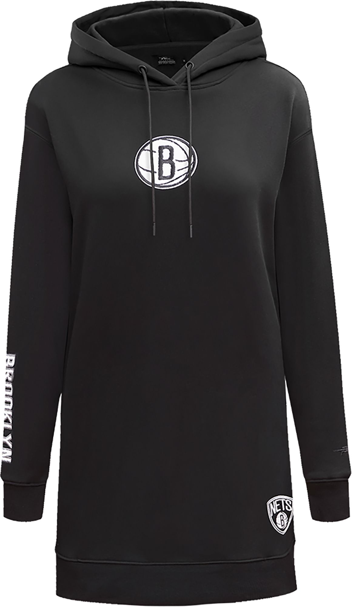 Pro Standard Women's Brooklyn Nets Black Hooded Dress product image
