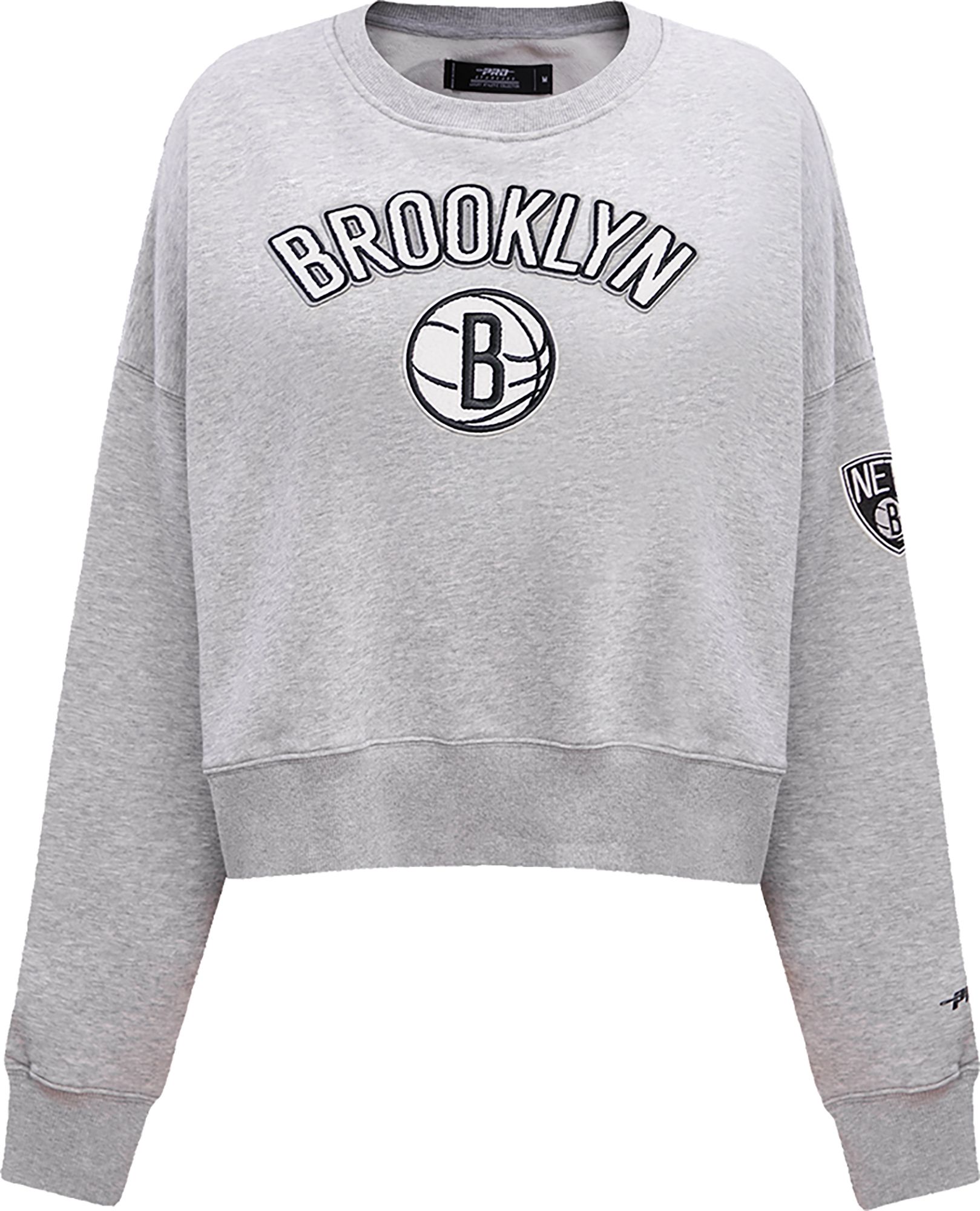 Pro Standard Women's Brooklyn Nets Fleece Crewneck Sweater