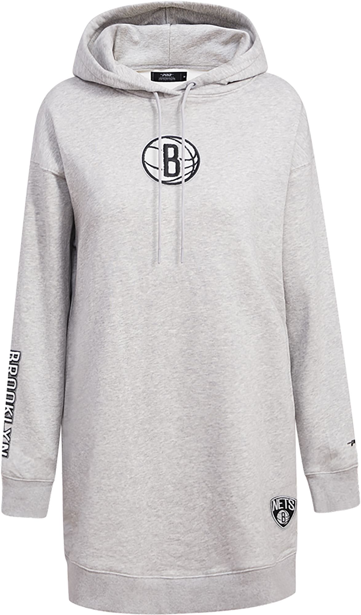 Pro Standard Women's Brooklyn Nets Grey Hooded Dress product image