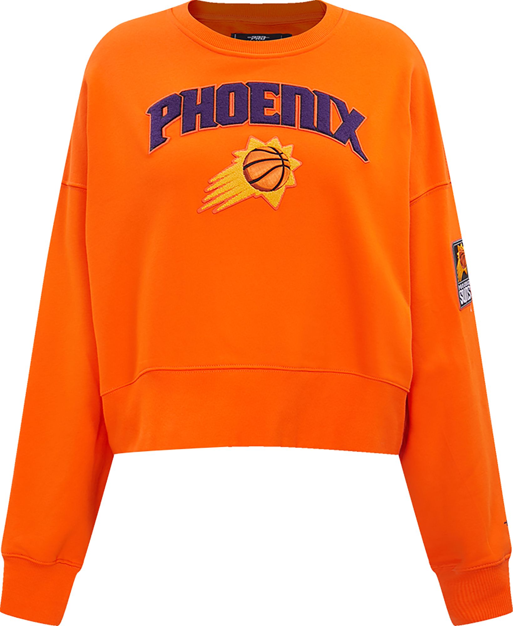 Pro Standard Women's Phoenix Suns Orange Fleece Crewneck Sweater product image