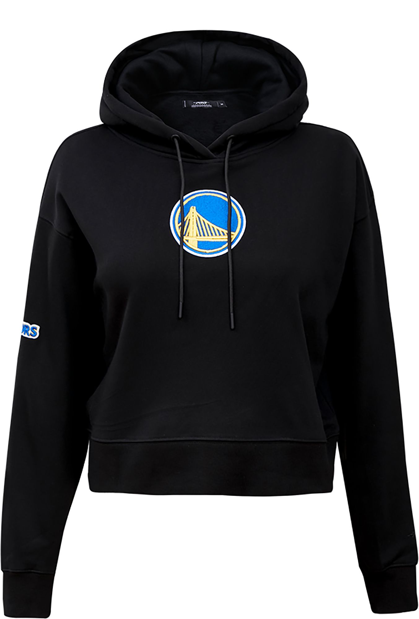 Pro Standard Women's Golden State Warriors Black Cropped Fleece Pullover Hoodie product image