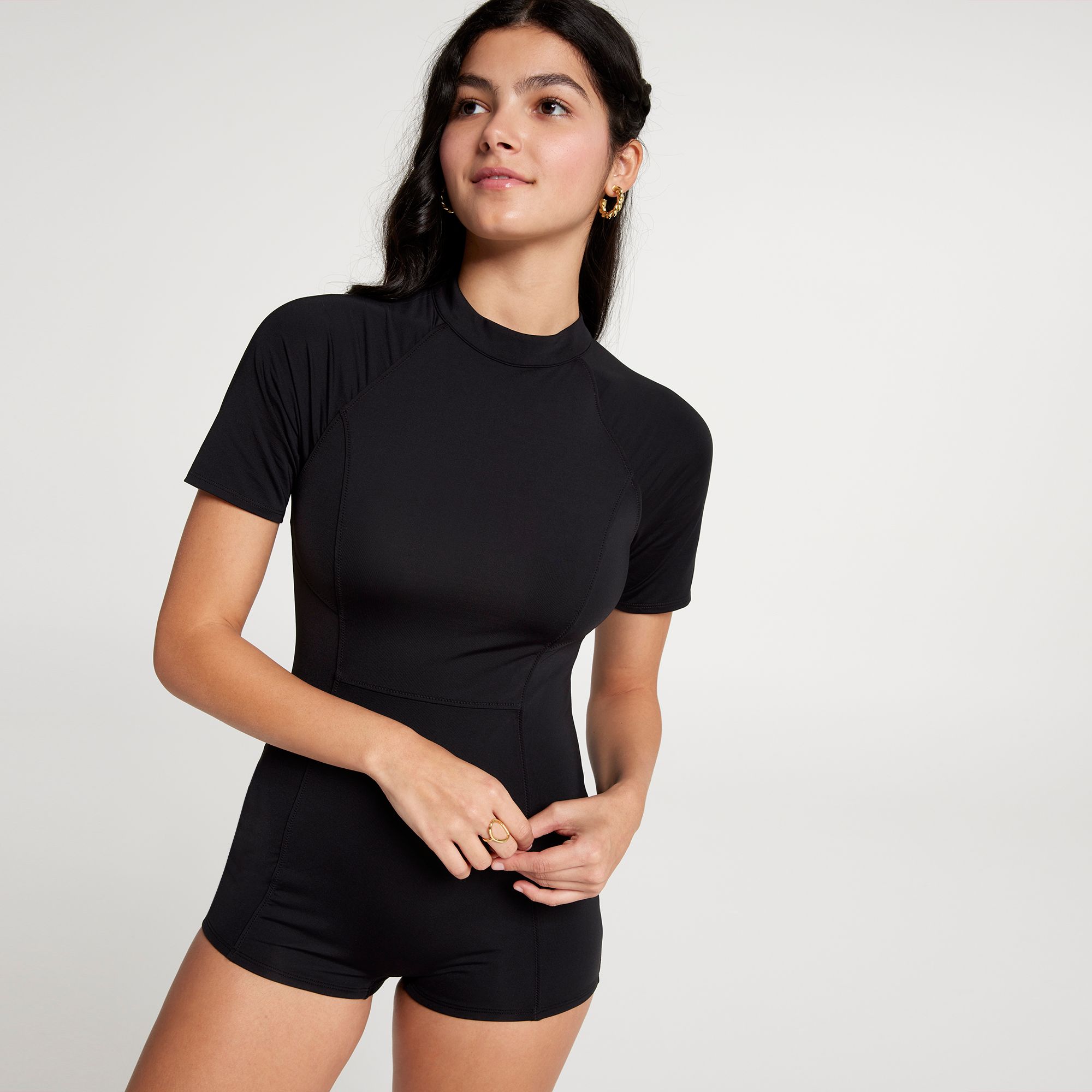 CALIA Women's Boyshort Zip Back Swim Paddlesuit product image