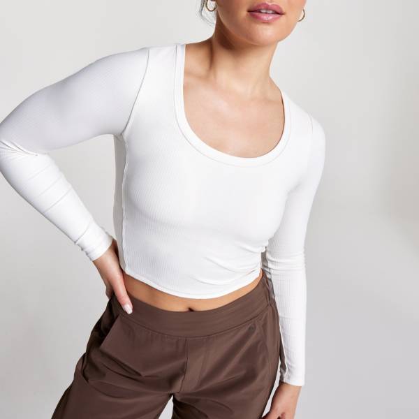 CALIA Women's Cropped Long Sleeve Support Top product image