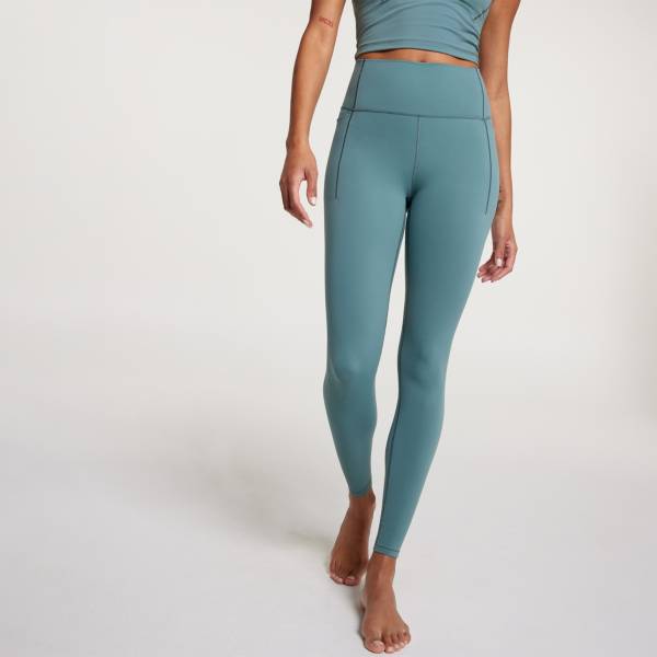 lululemon - Lululemon Dark Green Leggings 7/8 Length on Designer Wardrobe