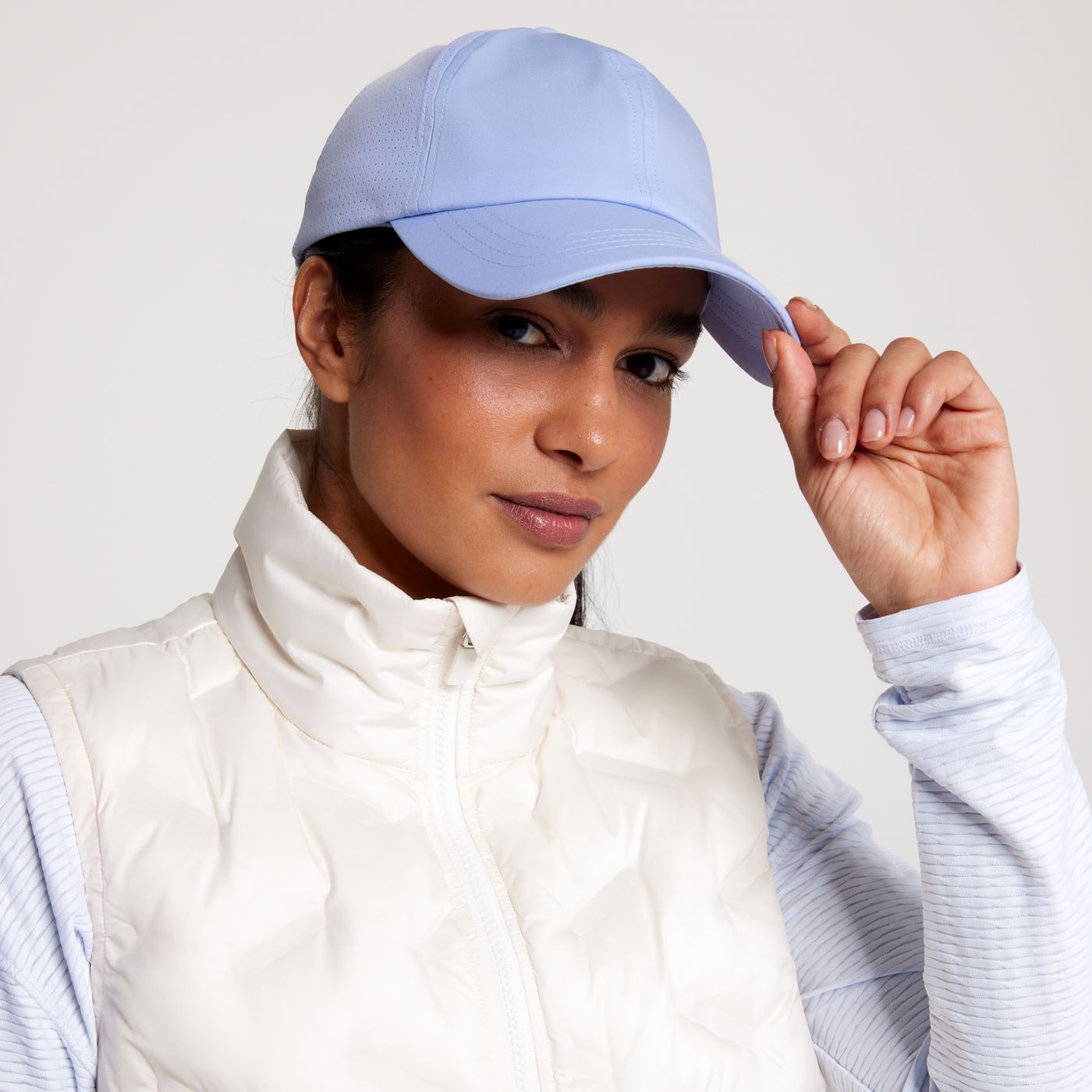 Womens blue baseball cap sales