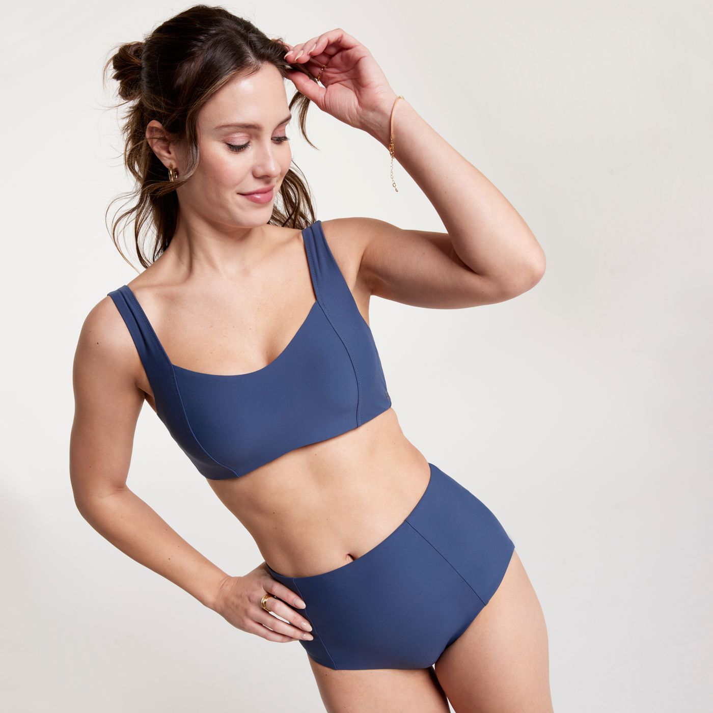 CALIA Women s Sleek Sculpt Bikini High Support Swim Top Dick s Sporting Goods