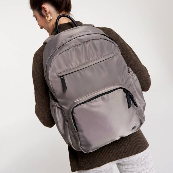 Grey womens online backpack