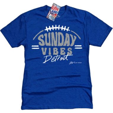 sorry, GV Art + Design Mens' Detroit Sunday Vibes T-Shirt is currently out of stock