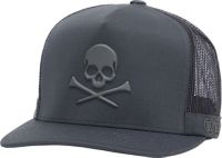 G/FORE Adult Monochrome Skull & Tees Interlock Knit Tall Trucker Golf Hat