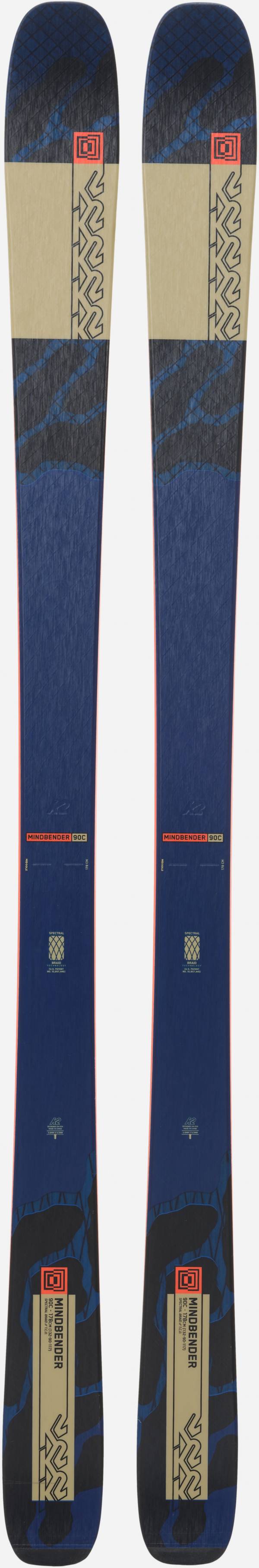 K2 Adult Mindbender 90C Skis 2024 product image