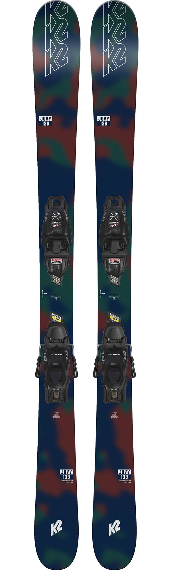 K2 Juvy Kids' Skis with 7.0 Binding 2024 product image