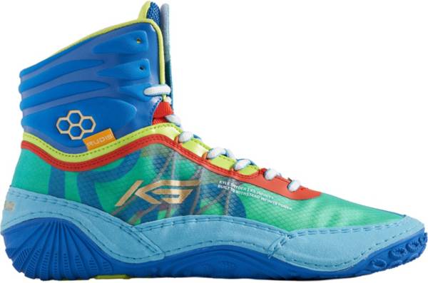 KS Turbine Youth Wrestling Shoes - World Wide Blue