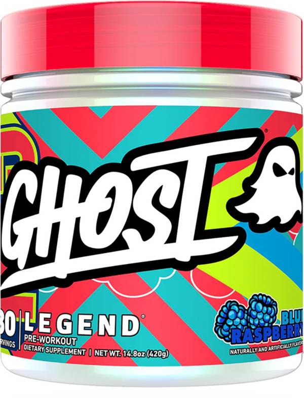 GHOST Legend All Out Pre-Workout Powder, Blue  