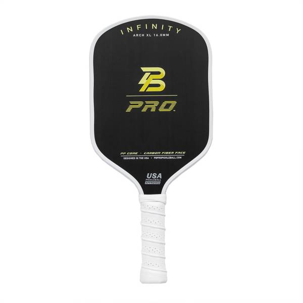 PB Pro Infinity Arch XL 16.0 mm Raw Carbon Fiber Pickleball Paddle product image