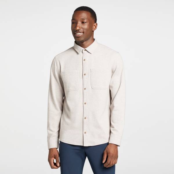 Mens long sleeve cheap button down collar shirts